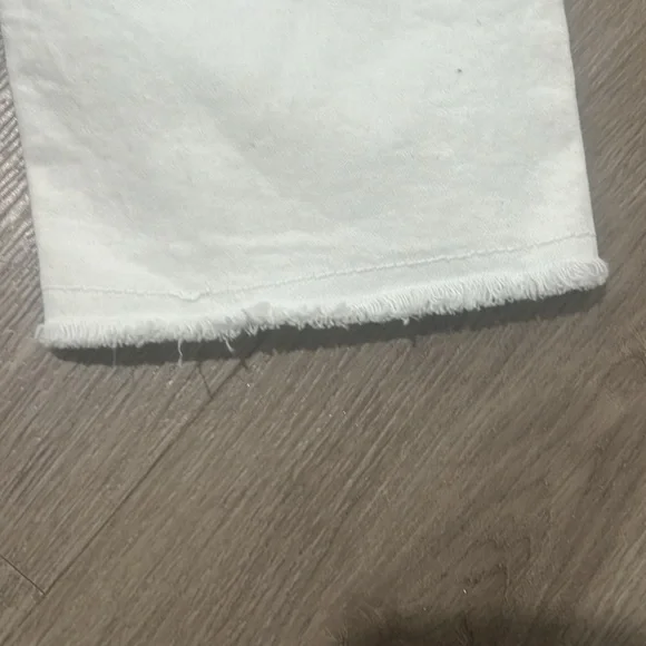 Zara Men’s Distressed White denim Jeans Size 32 Skinny - Picture 7 of 8